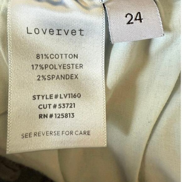 NWOT Lovervet High Rise Medium Wash Distressed Straight Leg Jeans Size 24 - Picture 11 of 12